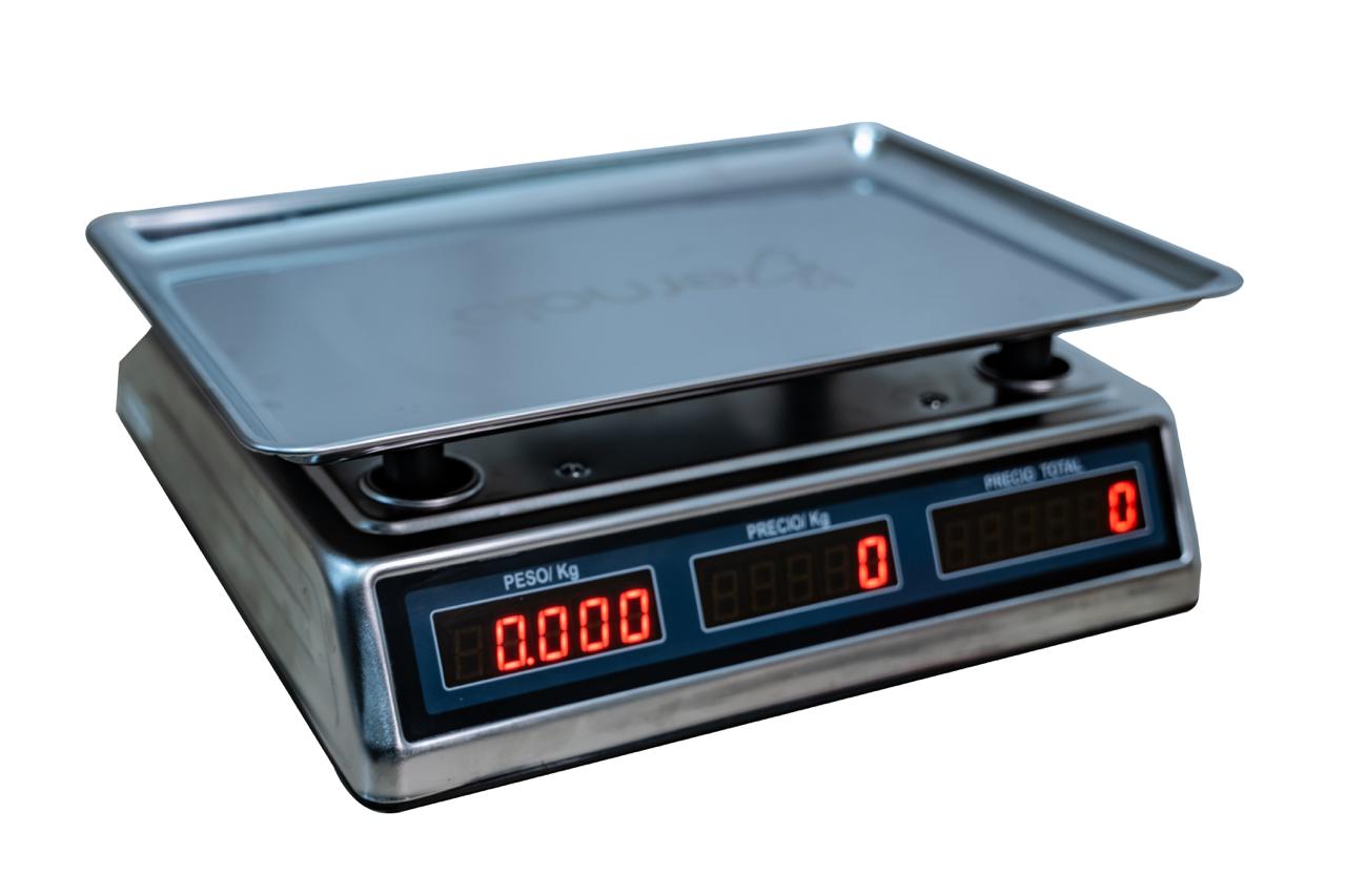 Balanza 40kg Acero Inox