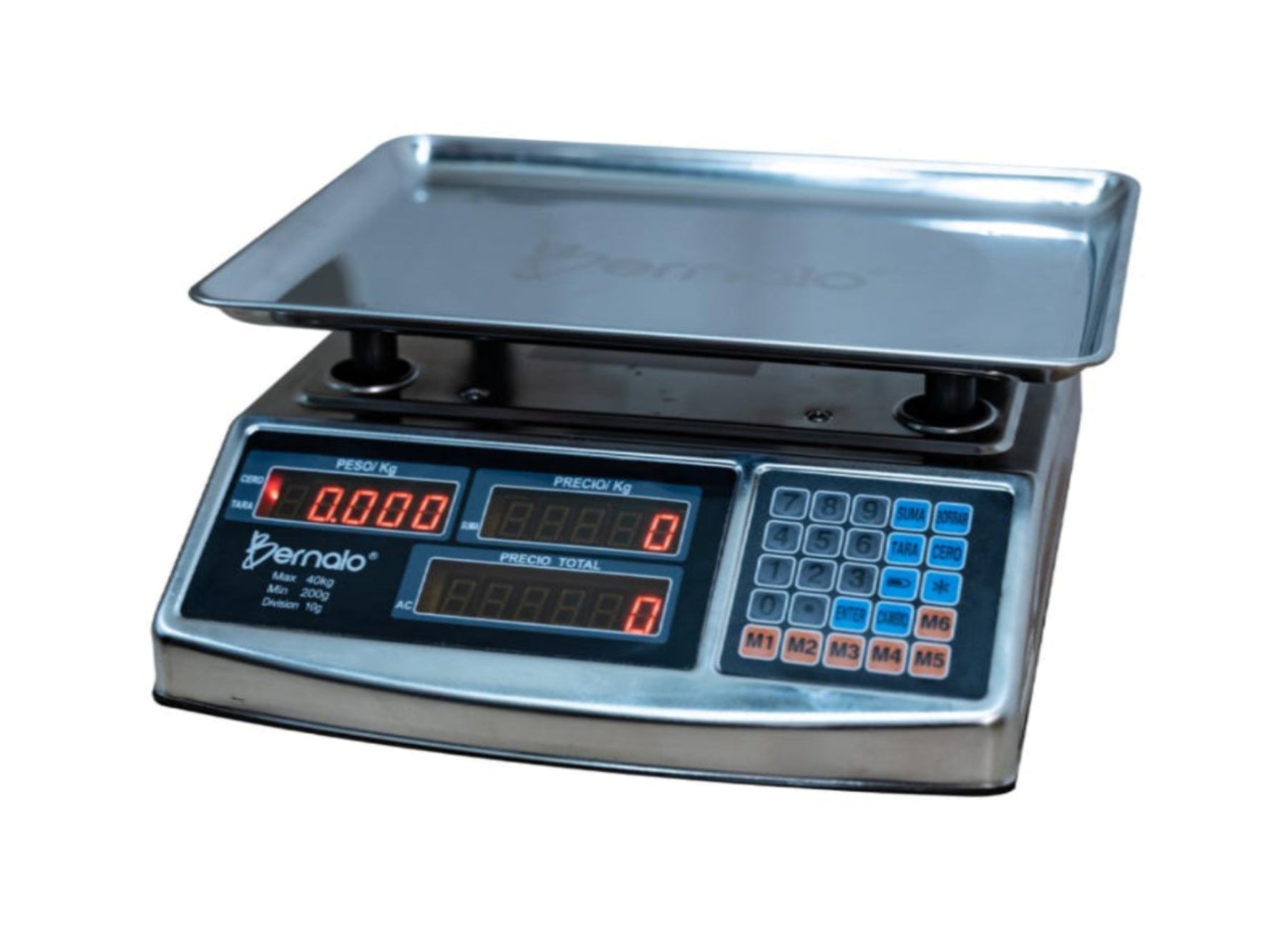 Balanza 40kg Acero Inox